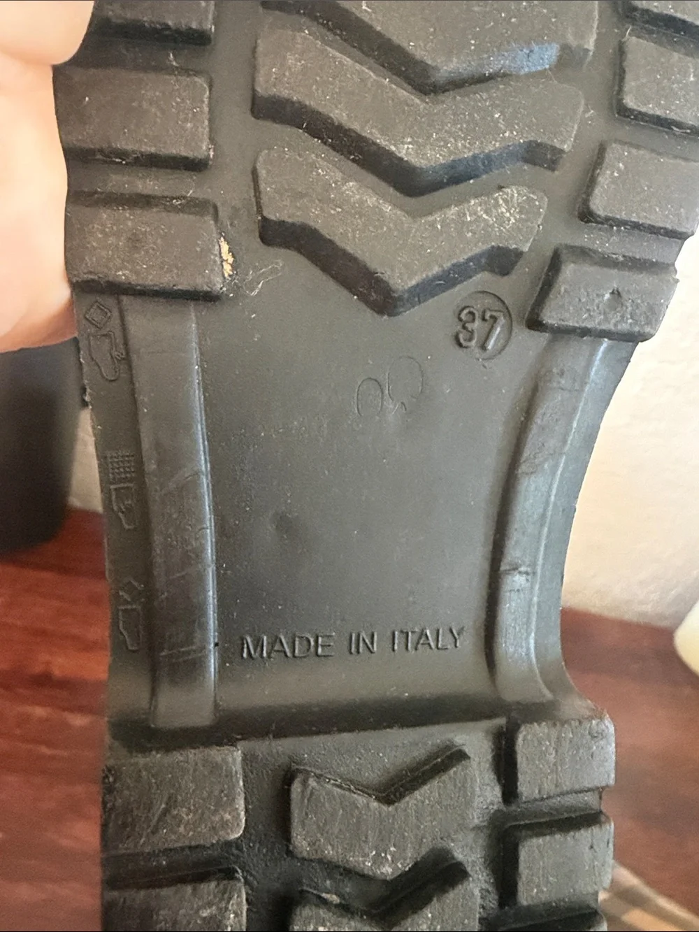 Burberry rain boots